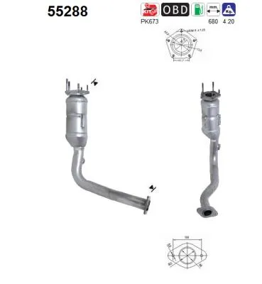 Catalytic Converter Fiat BRAVA · Fiat BRAVO I