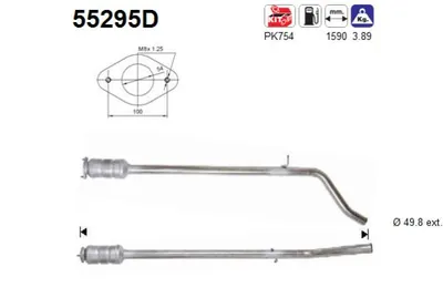 Catalytic Converter Fiat PUNTO