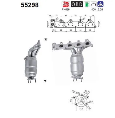 Catalytic Converter Fiat STILO