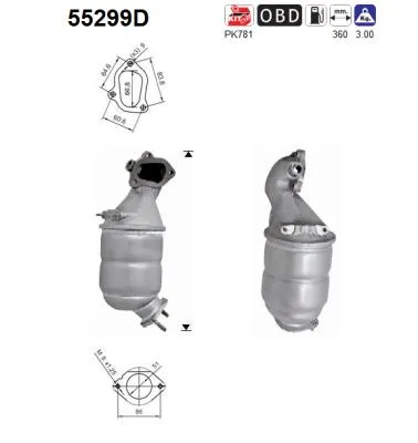Catalytic Converter Fiat GRANDE PUNTO