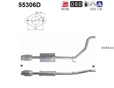 Catalytic Converter Fiat GRANDE PUNTO