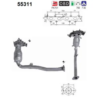 Catalytic Converter Fiat STILO