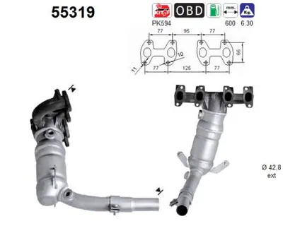 Catalytic Converter Fiat SEICENTO / 600