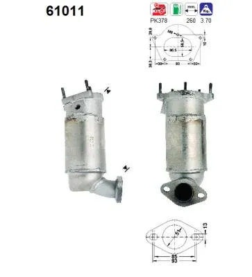 Catalytic Converter Hyundai ACCENT I · Hyundai ACCENT Saloon · Hyundai LANTRA II Estate