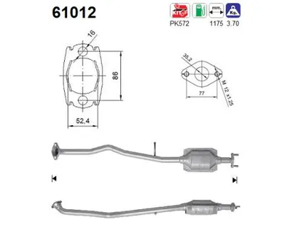 Catalytic Converter Hyundai ATOS