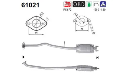Catalytic Converter Hyundai ATOS