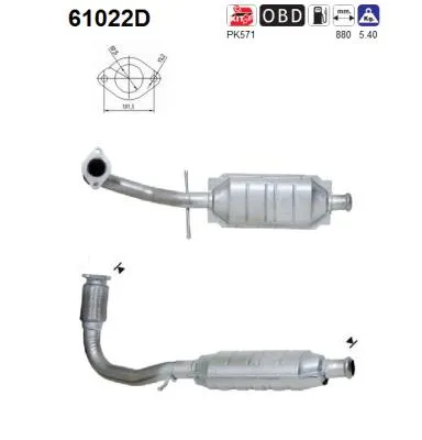 Catalytic Converter Hyundai MATRIX