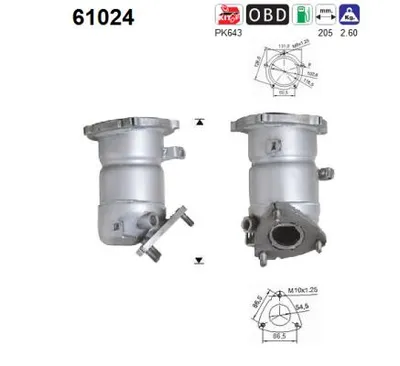Catalytic Converter Hyundai SANTA FÉ I
