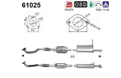 Catalytic Converter Hyundai SANTA FÉ I
