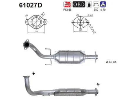 Catalytic Converter Hyundai TRAJET