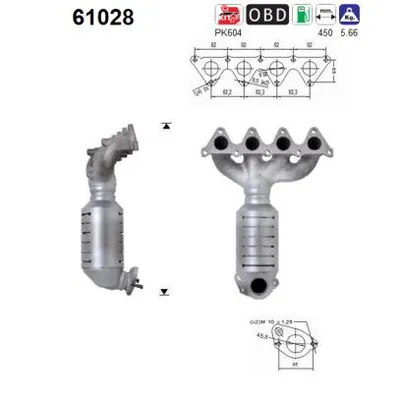 Catalytic Converter Hyundai ELANTRA III · Hyundai ELANTRA III Saloon · Hyundai MATRIX