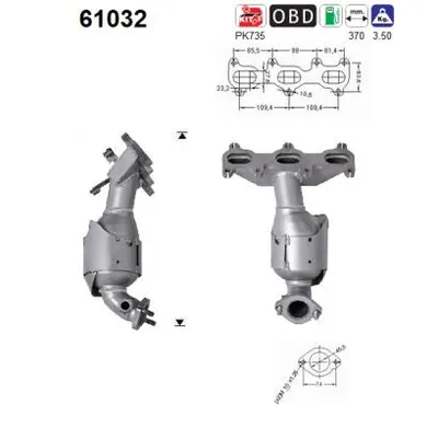 Catalytic Converter Hyundai SONATA IV · Hyundai XG · Hyundai TRAJET