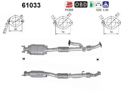 Catalytic Converter Hyundai COUPE II