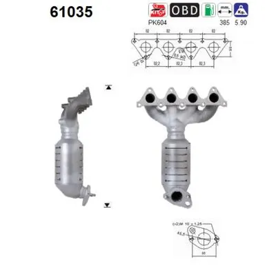 Catalytic Converter Hyundai ELANTRA III · Hyundai ELANTRA III Saloon · Hyundai ACCENT II