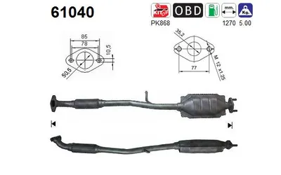 Catalytic Converter Hyundai ATOS