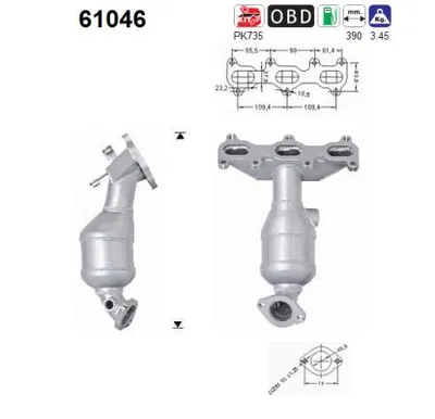 Catalytic Converter Hyundai SANTA FÉ I