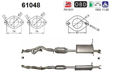 Catalytic Converter Hyundai SANTA FÉ I