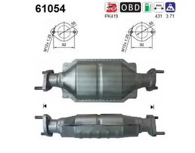 Catalytic Converter Hyundai TUCSON · Kia SPORTAGE II