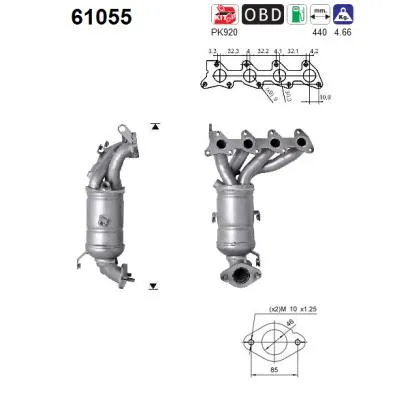 Catalytic Converter Hyundai GETZ