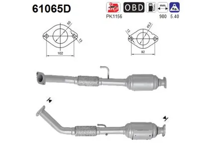 Catalytic Converter Hyundai H-1 Van · Hyundai H-1 / STAREX Bus · Hyundai H-1 Cargo