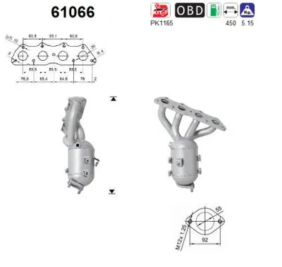 Catalytic Converter Hyundai ix20 · Hyundai i30 · Kia SOUL I