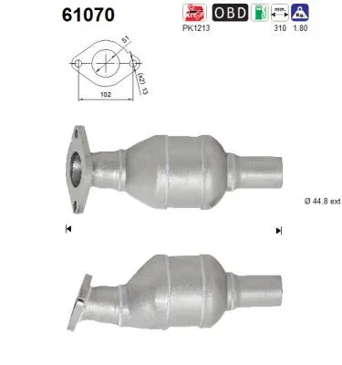 Catalytic Converter Hyundai i20 II · Hyundai i20 II Coupe · Hyundai i20 II Hatchback Van