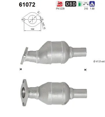 Catalytic Converter Hyundai i10 II · Hyundai i10 II Cargo