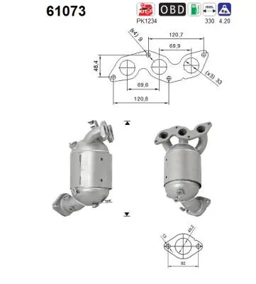 Catalytic Converter Hyundai i10 II