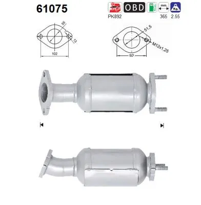 Catalytic Converter Hyundai ix20 · Kia CARENS III MPV · Hyundai i30 Estate