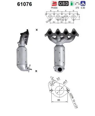 Catalytic Converter Kia RIO II · Kia RIO II Saloon · Hyundai ACCENT III