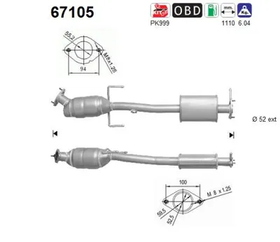 Catalytic Converter Lancia LYBRA · Lancia LYBRA SW
