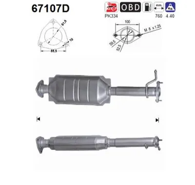 Catalytic Converter Lancia LYBRA · Lancia LYBRA SW