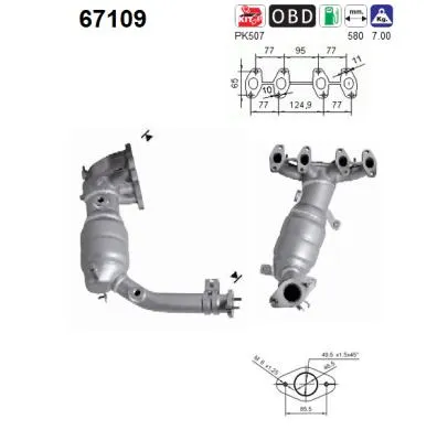 Catalytic Converter Lancia YPSILON