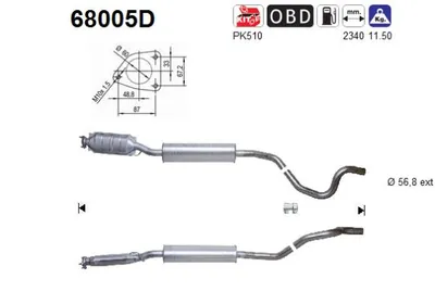 Catalytic Converter Land Rover FREELANDER I · Land Rover FREELANDER I Soft Top