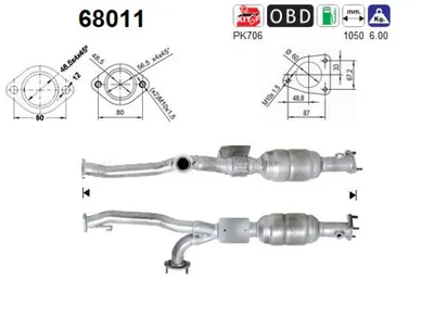 Catalytic Converter Land Rover FREELANDER I