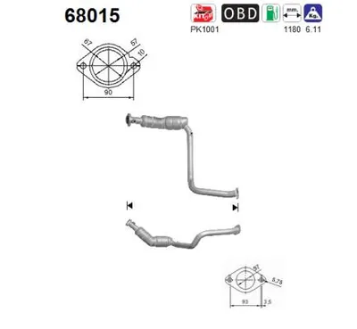 Catalytic Converter Land Rover DISCOVERY III · Land Rover RANGE ROVER SPORT I