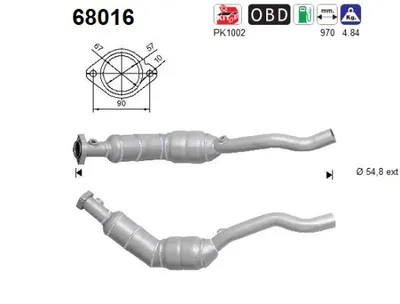 Catalytic Converter Land Rover DISCOVERY III · Land Rover RANGE ROVER SPORT I