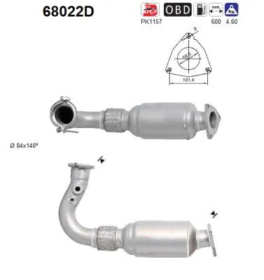 Catalytic Converter Land Rover FREELANDER 2 · Land Rover FREELANDER 2 VAN
