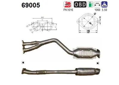 Catalytic Converter Lexus IS I · Lexus IS SportCross