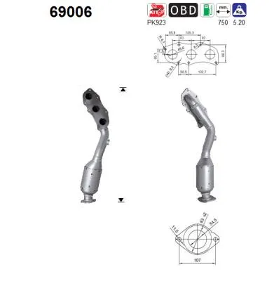 Catalytic Converter Lexus IS II