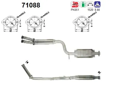 Catalytic Converter Mercedes-Benz 124 Saloon · Mercedes-Benz 124 T-Model · Mercedes-Benz 123 Coupe