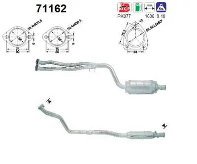 Catalytic Converter Mercedes-Benz C-CLASS