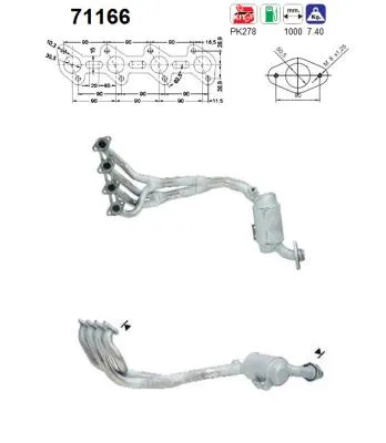 Catalytic Converter Mercedes-Benz A-CLASS