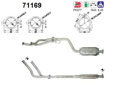 Catalytic Converter Mercedes-Benz C-CLASS · Mercedes-Benz C-CLASS T-Model