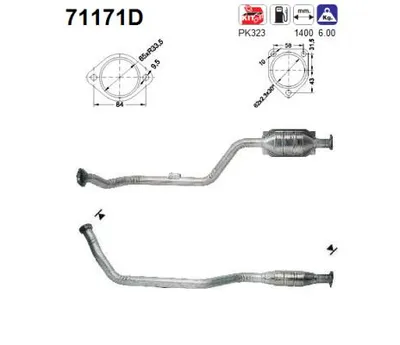 Catalytic Converter Mercedes-Benz C-CLASS · Mercedes-Benz C-CLASS T-Model