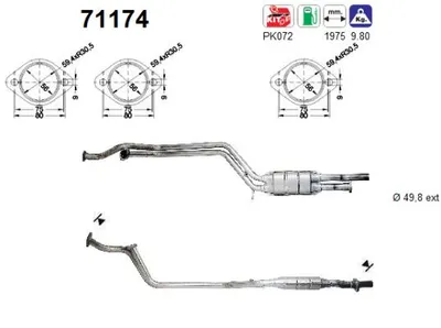 Catalytic Converter Mercedes-Benz E-CLASS · Mercedes-Benz E-CLASS T-Model · Mercedes-Benz E-CLASS Coupe