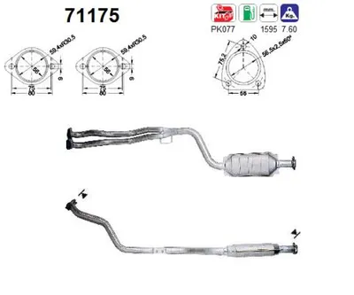 Catalytic Converter Mercedes-Benz C-CLASS