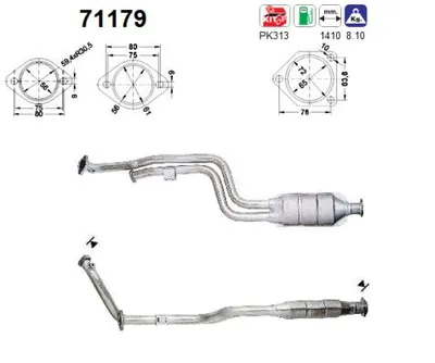 Catalytic Converter Mercedes-Benz C-CLASS T-Model · Mercedes-Benz C-CLASS