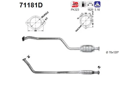 Catalytic Converter Mercedes-Benz E-CLASS · Mercedes-Benz E-CLASS T-Model