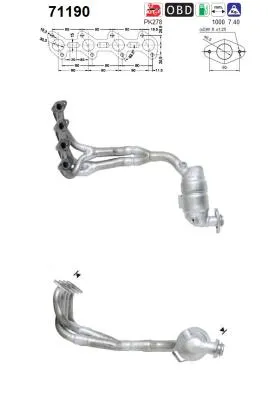 Catalytic Converter Mercedes-Benz A-CLASS